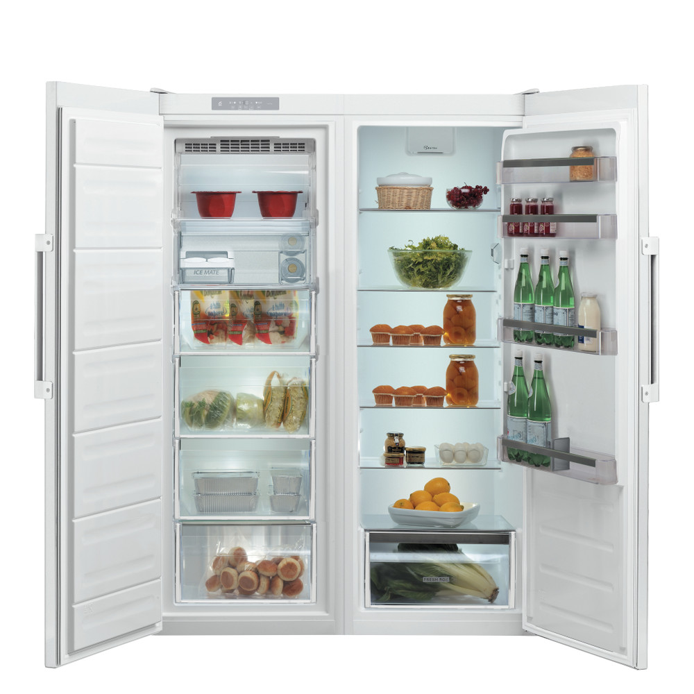 Whirlpool Koelkast Vrijstaand SW6 AM2Q W 2 Wit Frontal open