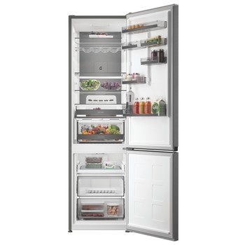Whirlpool Combinado Livre Instalação WHK 22414 XBR8EA ARC 764 Manhattan Gray 2 doors Lifestyle frontal open