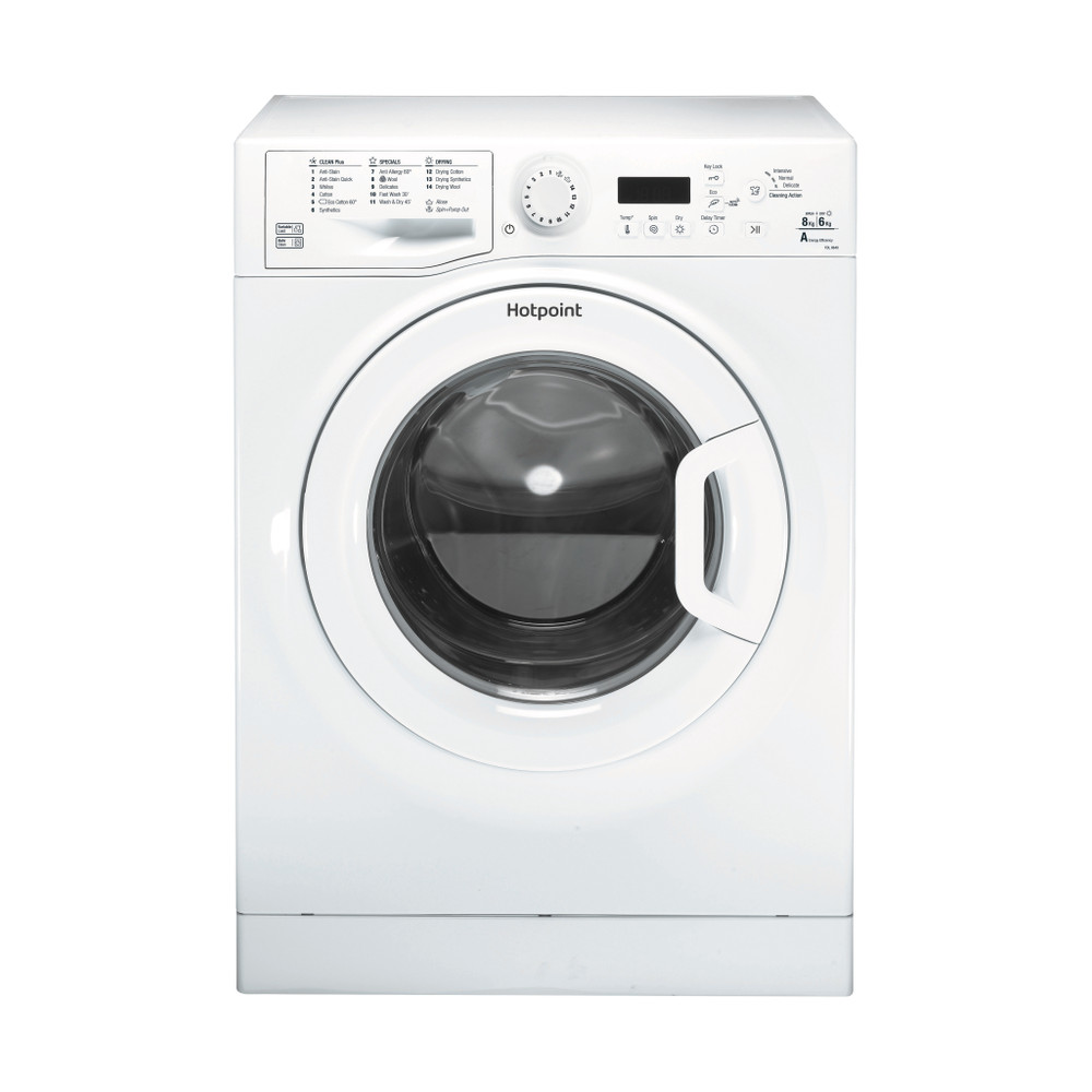 Hotpoint 8kg washer dryer top