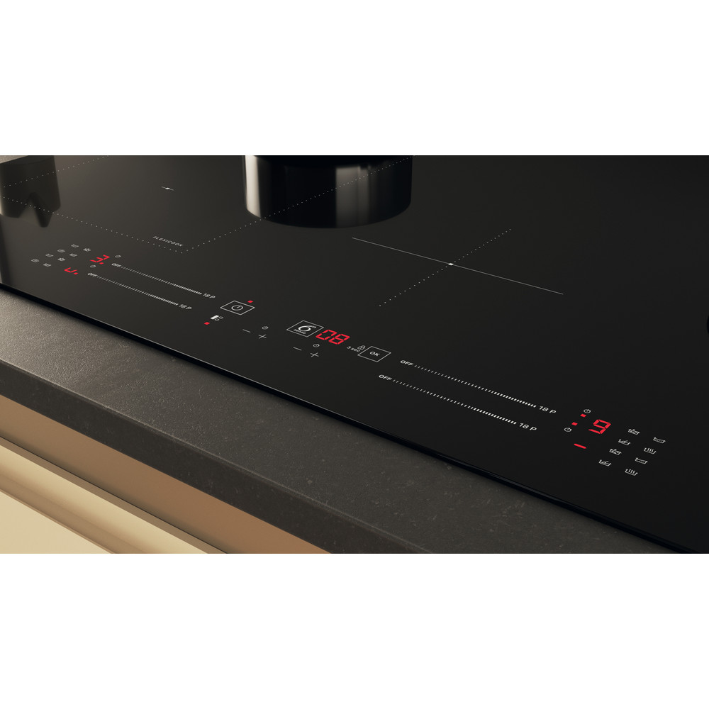 Whirlpool Table de cuisson WL S6277 CPNE Noir Induction vitroceramic Control panel