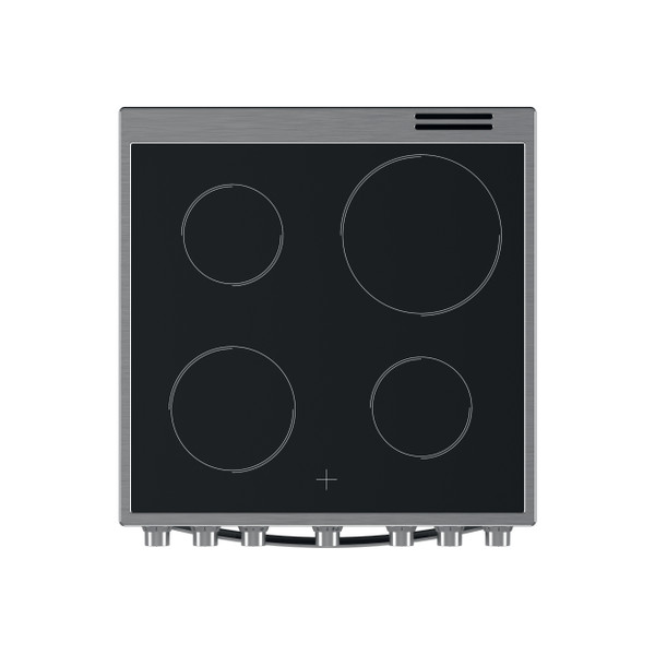 Indesit Standherd IS67V5PCX/E Edelstahloptik Elektro Frontal top down