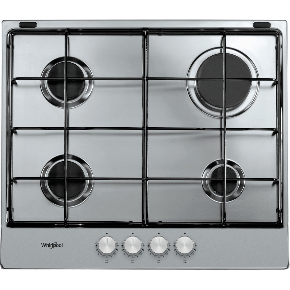 Whirlpool Table de cuisson TGML 650 IX Inox Gaz Frontal