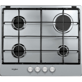 Whirlpool Kookplaat TGML 650 IX Inox Gas Frontal