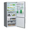 Whirlpool Fridge-Freezer Combination Free-standing W84BE 72 X UK 2 Inox 2 doors Perspective