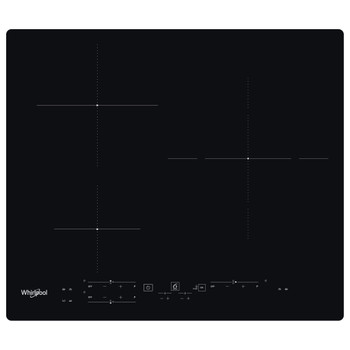 Whirlpool Encimera WS B4760 NE Negro Induction vitroceramic Frontal