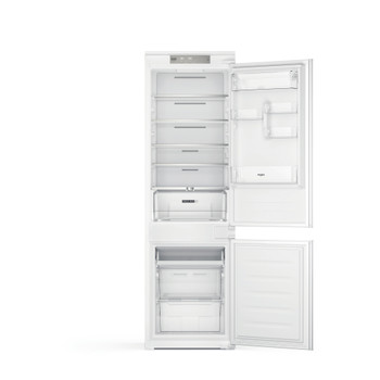 Whirlpool Réfrigérateur combiné Encastrable WHC18 T514 Blanc 2 portes Frontal