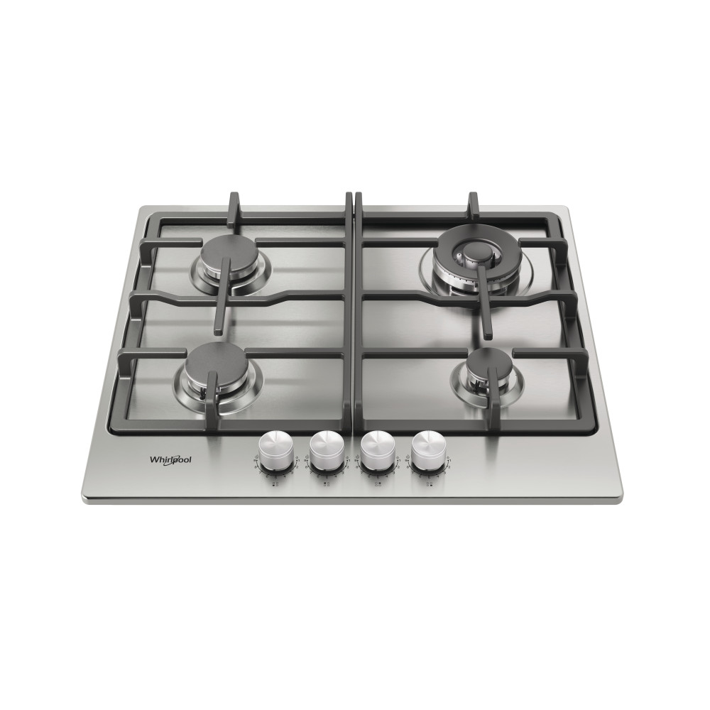 Whirlpool Table de cuisson TKRL 661 IX EU Inox Gaz Frontal