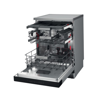 Whirlpool Vaatwasser Vrijstaand WH7FA14BN7A0X Vrijstaand A Perspective open