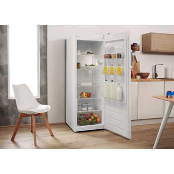 Indesit Refrigerador Libre instalación SI6 1 W Blanco global Lifestyle perspective open