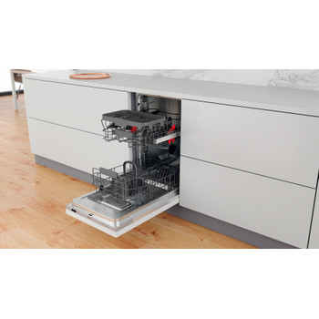 Whirlpool Maşină de spălat vase Încorporabil WSIC 3M27 C Full-integrated E Lifestyle perspective open