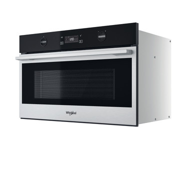 Whirlpool Mikrohullámú sütő Beépíthető W7 MD540 Rozsdamentes acél Elektromos 31 Mikrohullám+Grill funkció 1000 Perspective