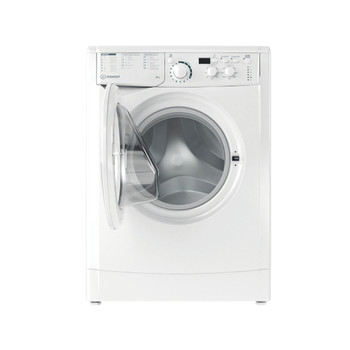 Indesit Lavadora Libre instalación EWD 61051 W SPT N Blanco Cargador frontal F Frontal open