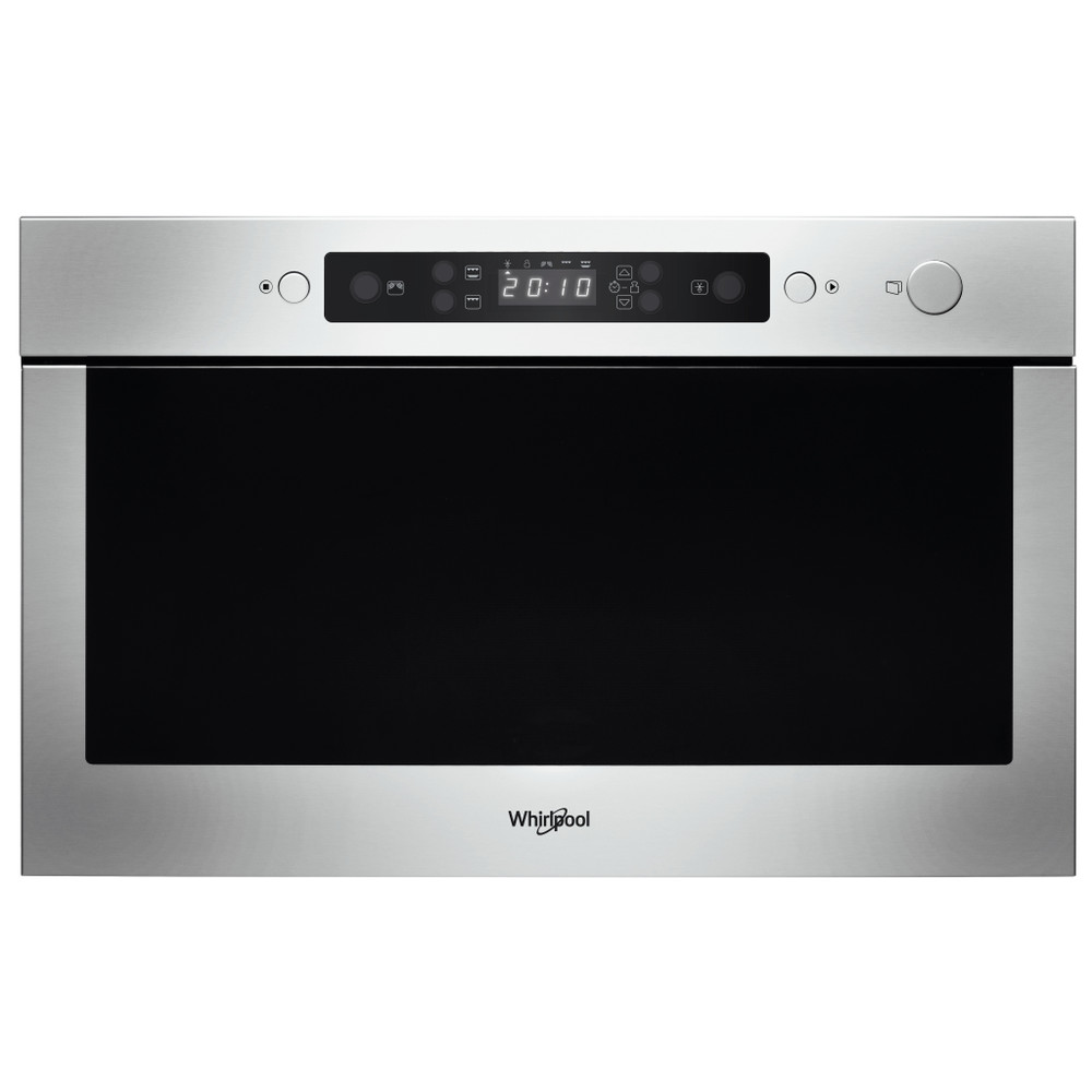 Whirlpool Mikrohullámú sütő Beépíthető AMW 439/IX Rozsdamentes acél Elektromos 22 Mikrohullám+Grill funkció 750 Frontal