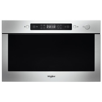 Whirlpool Mikrohullámú sütő Beépíthető AMW 439/IX Rozsdamentes acél Elektromos 22 Mikrohullám+Grill funkció 750 Frontal