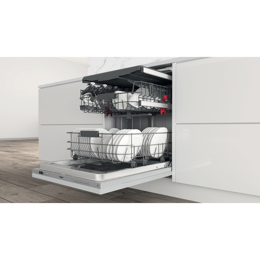 Whirlpool Myčka nádobí Vestavné WIC 3C26 F Full-integrated E Lifestyle perspective open