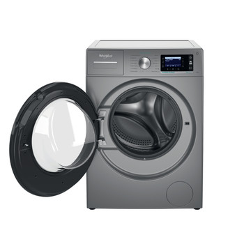 Whirlpool Maşină de spălat rufe Independent W6 98S SILENCE EE Silver Încărcare frontală A Frontal open