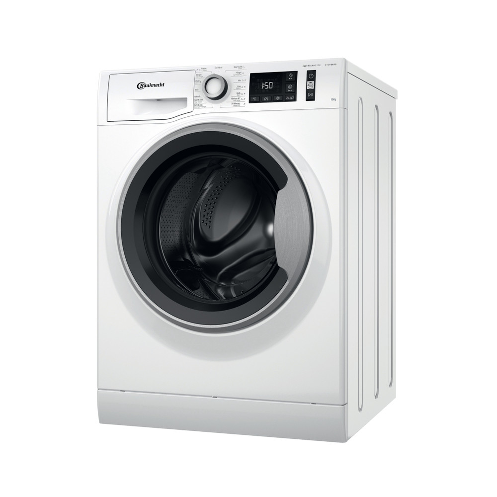 Bauknecht Lave-linge Appareil à pose libre WM BK 10A CH A Blanc Chargeurs frontaux A Perspective