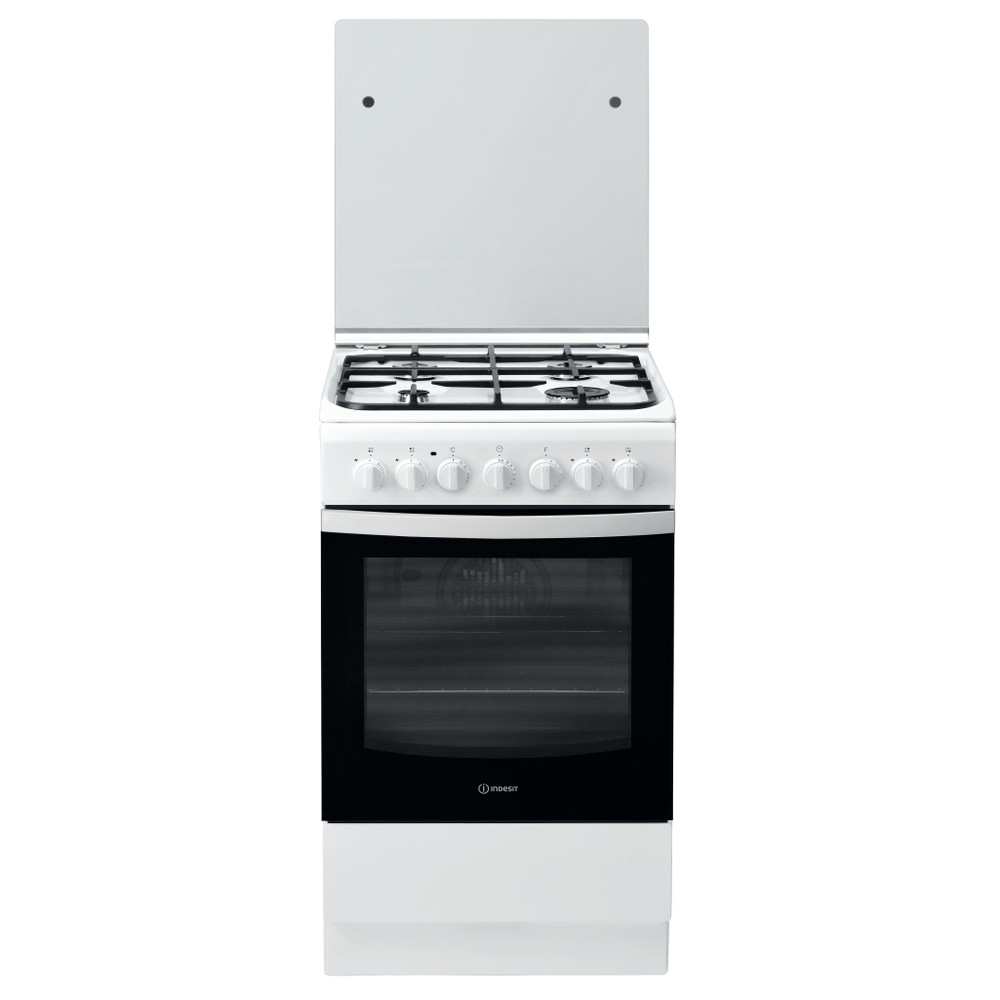 Indesit Tűzhely IS5G5PHW/E Fehér Gáz Frontal