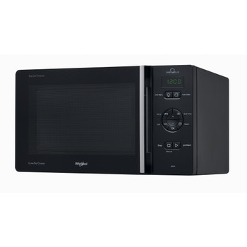 Whirlpool Mikrobølgeovn Frittstående MCP 346 BL Svart Elektronisk 25 Mikro + grillfunksjon 800 Perspective