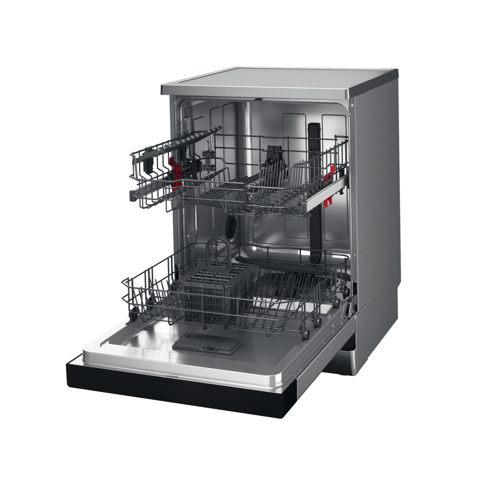 Whirlpool Mosogatógép Szabadonálló WFE 2B19 X Szabadonálló F Perspective open