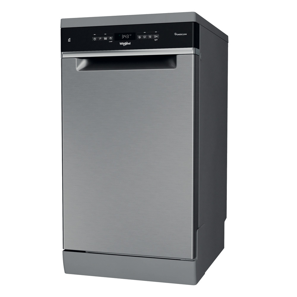 Whirlpool Umývačka riadu Voľne stojace WSFO 3O34 PF X Voľne stojace D Perspective
