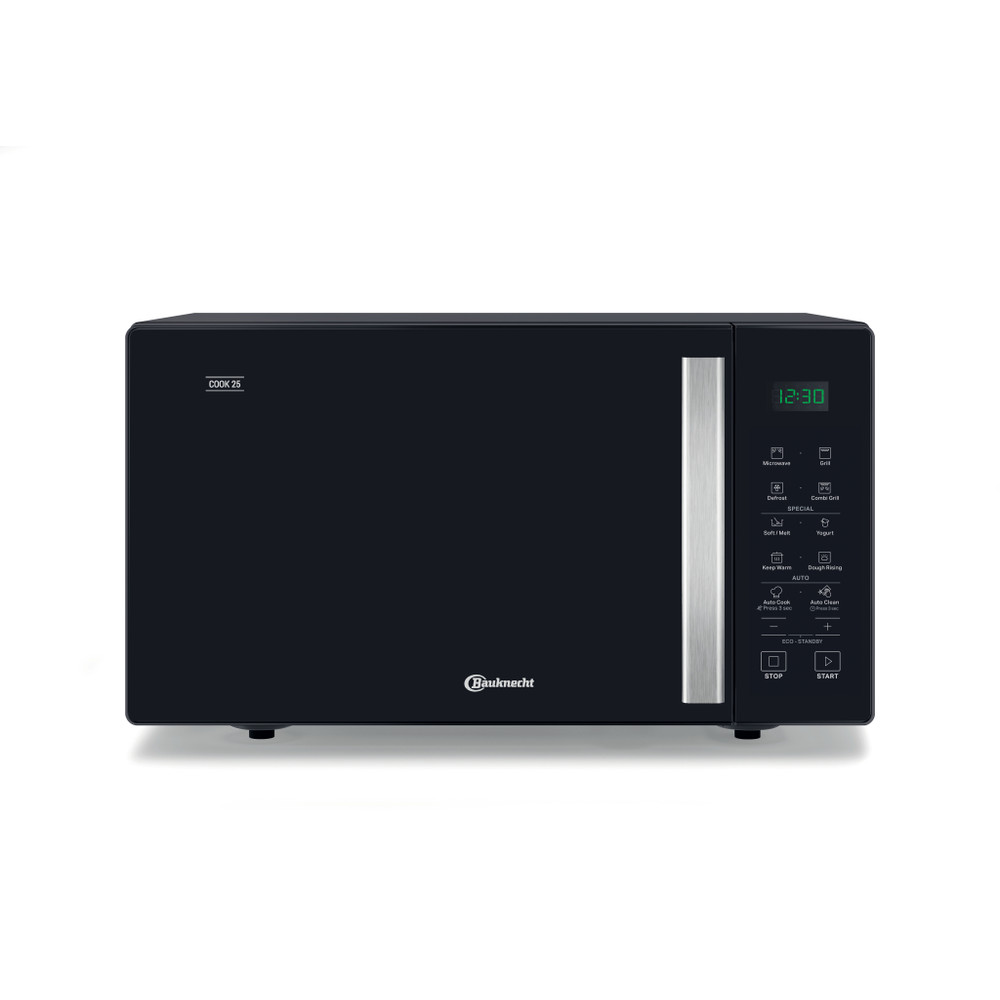 Bauknecht Four micro-ondes Appareil à pose libre MW 253 B CH Noir Electronique 25 Micro-ondes+ Grill 900 Frontal