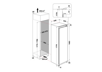 Вертикальна морозильна камера Whirlpool - AFB 1840 A+ | European