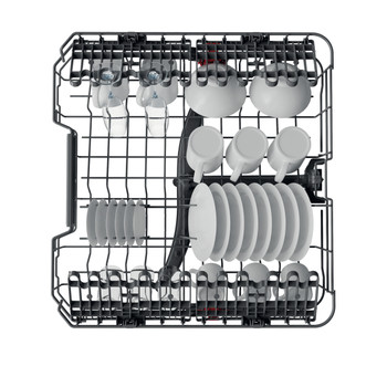 Whirlpool Dishwasher Freestanding WFC 3C33 PF X UK Freestanding D Rack