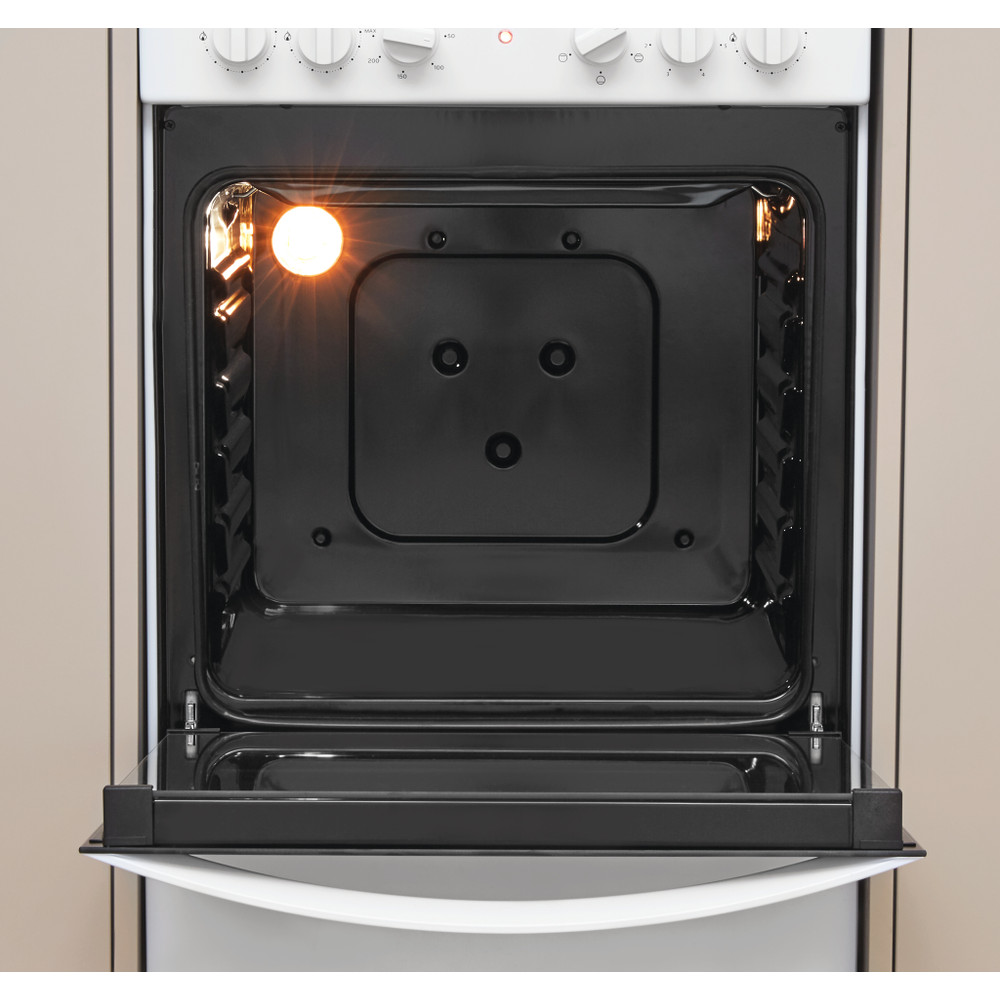 Indesit Štednjak IS5M4KCW/E Bijela Miješana Cavity