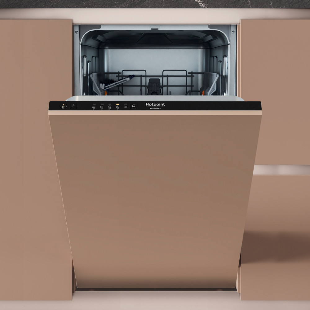Hotpoint_Ariston Съдомиялна машина За вграждане HA2IE10CS80 За пълно вграждане E Frontal