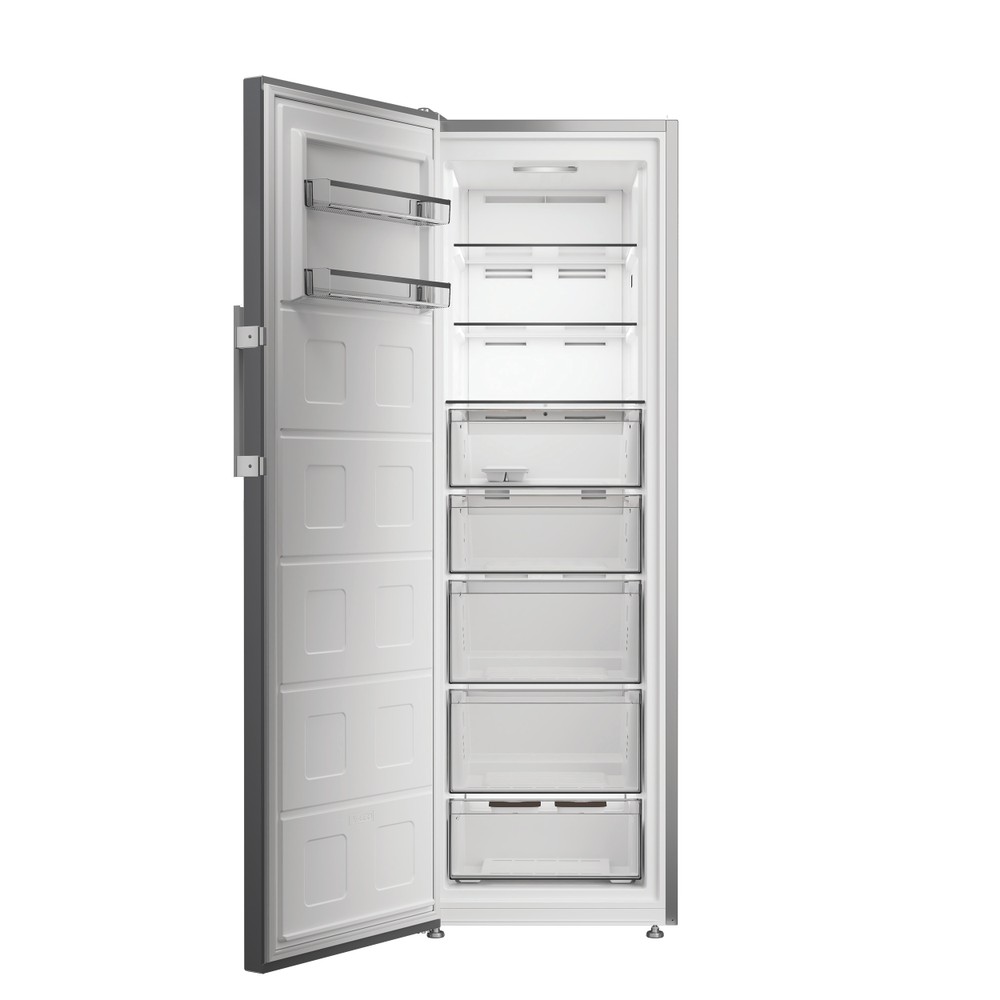 Whirlpool Vriezer Vrijstaand WHMFF 6312 XP5E New Silver – ARC 1035 Frontal open