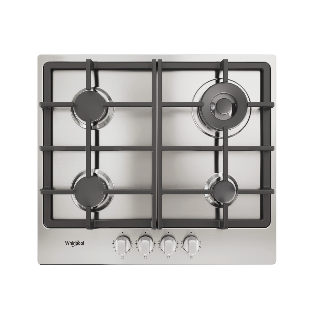 Whirlpool Варильна поверхня TGML 661 IX R Нержавіюча сталь Газова Frontal