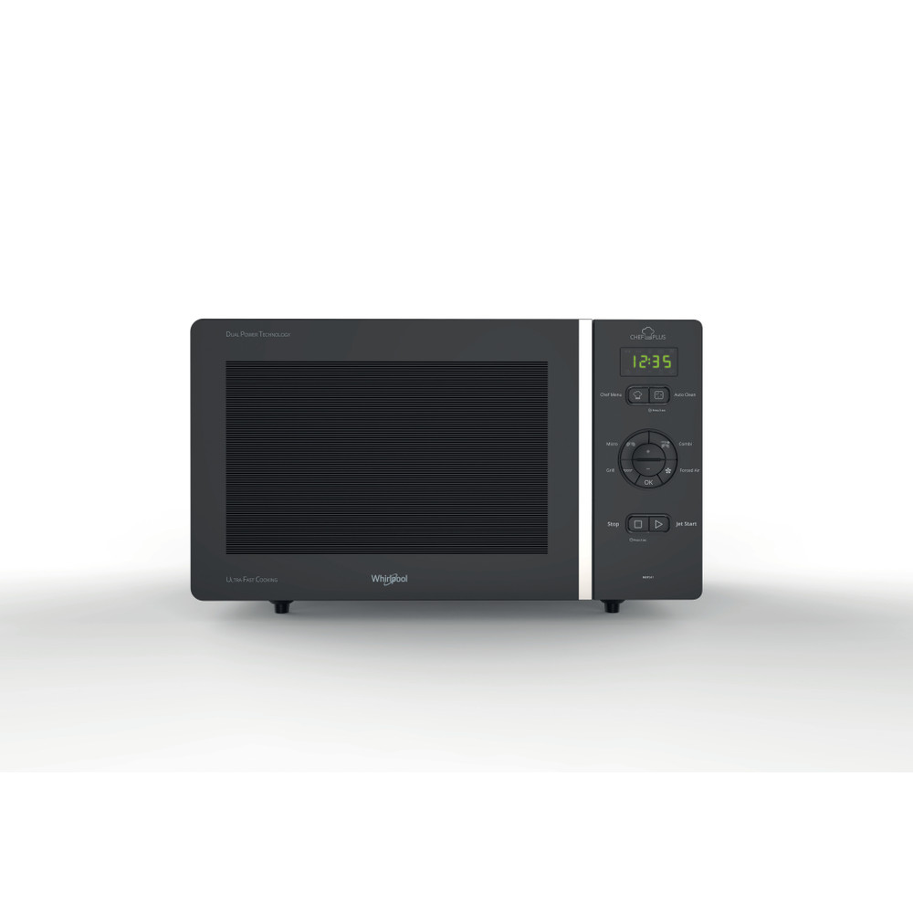 Whirlpool Micro-ondas Livre Instalação MCP 347 SL Prata Eletrónico 25 MO Combinado 800 Frontal