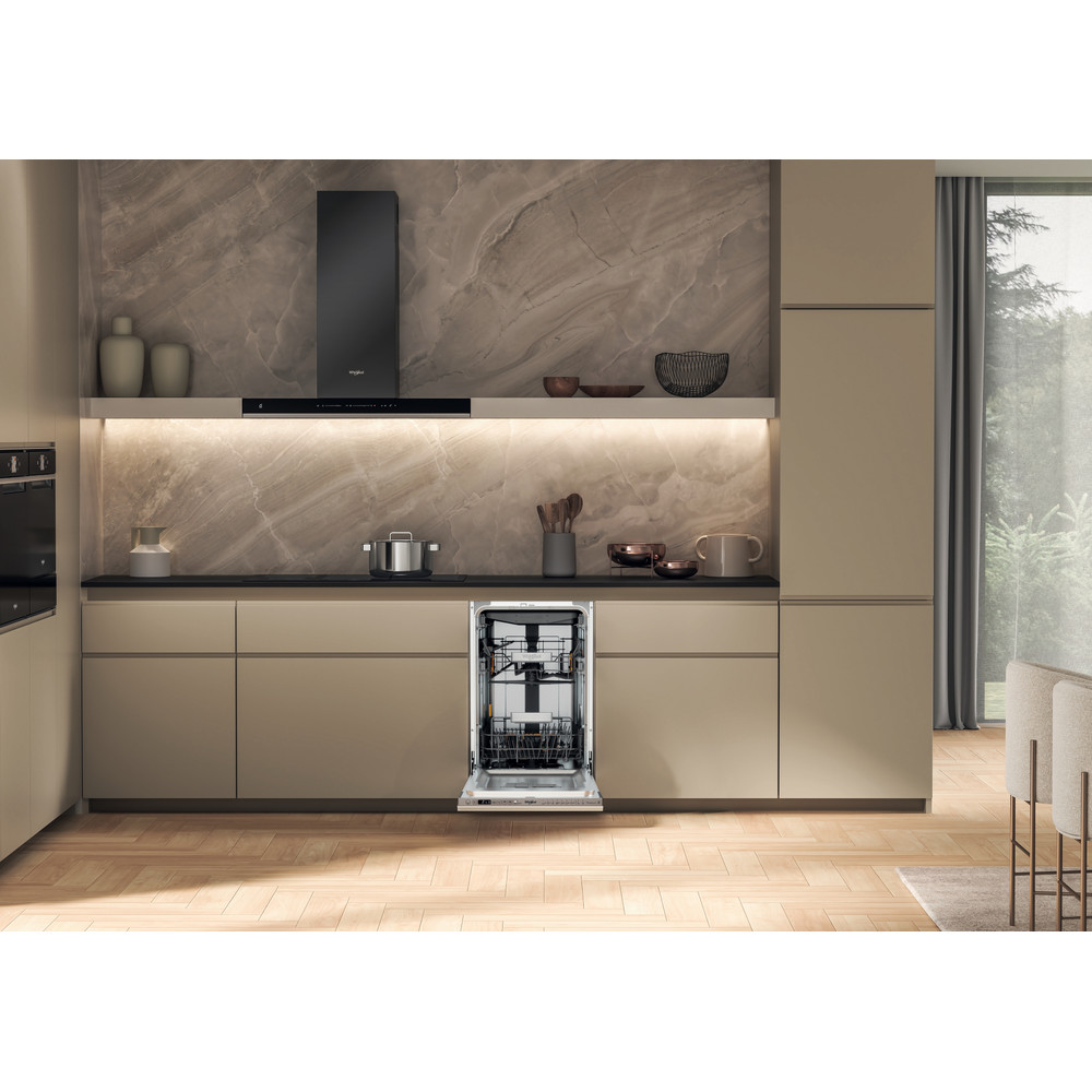 Whirlpool Máquina de lavar loiça Encastre WH6IB10BS7LA0 Encastre total B Lifestyle frontal open