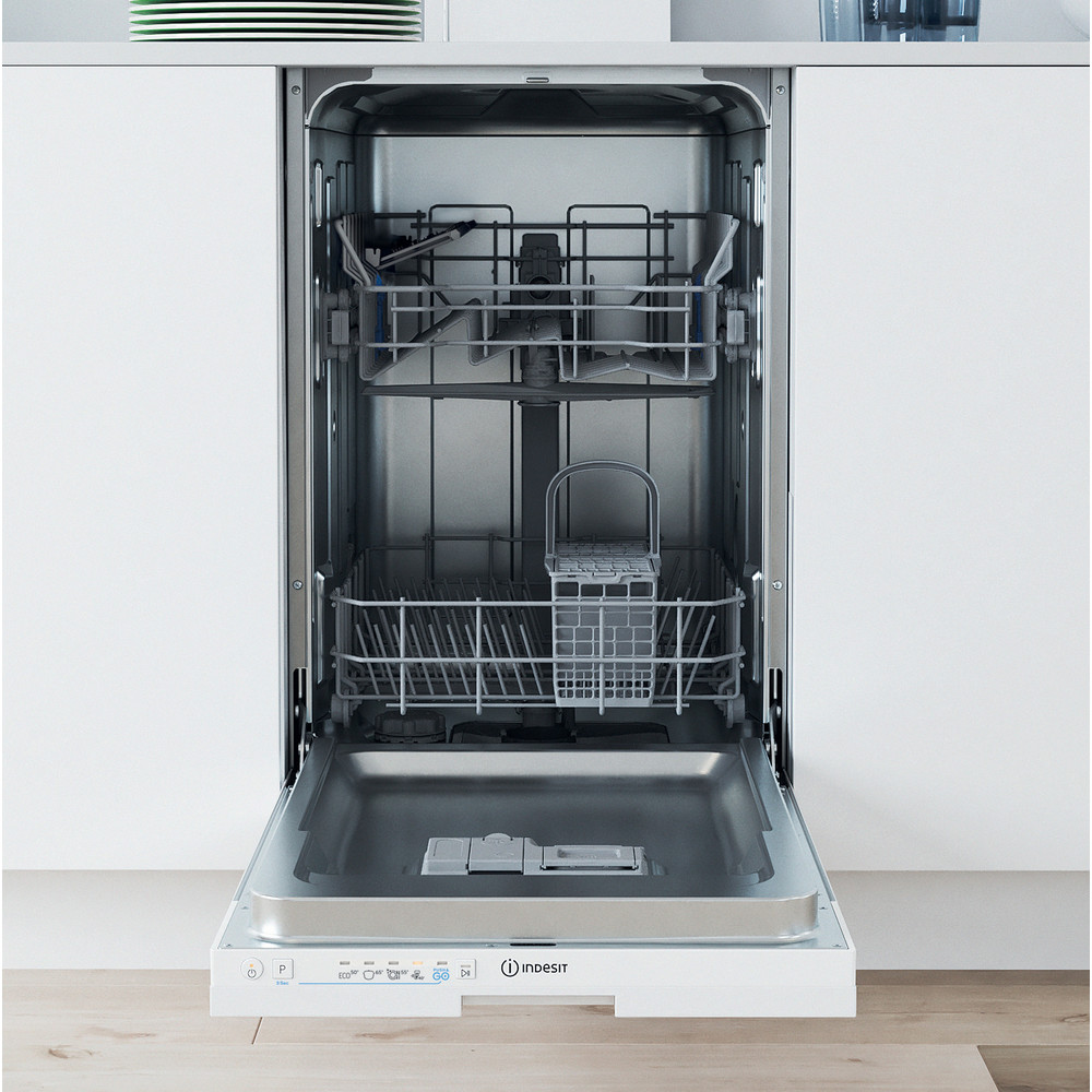 „Indesit“ Indaplovė Įmontuojama IN2ID10CS80 Full-integrated D Frontal open