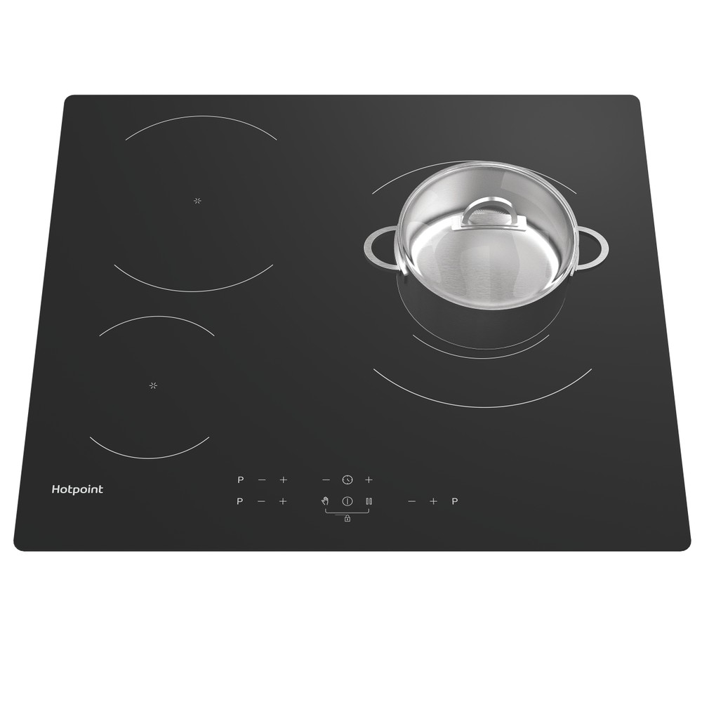 Hotpoint Encimera HS Q2860 NE Negro Induction vitroceramic Lifestyle control panel