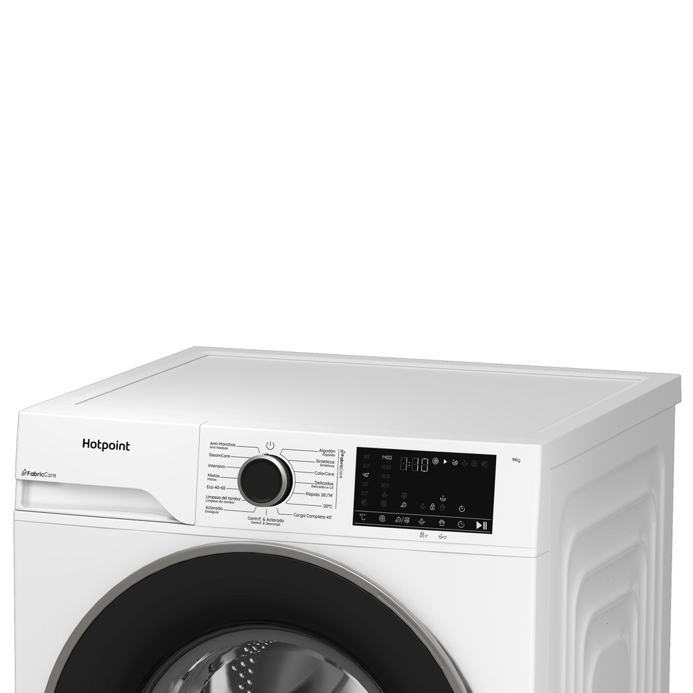 Hotpoint Máquina de lavar roupa Livre Instalação HB 93 CARE SPT Branco Carga Frontal A Lifestyle control panel