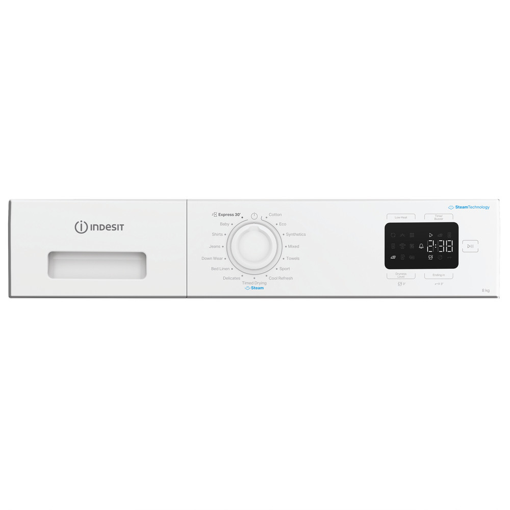 Indesit Dryer IDH E80W IRE White Program