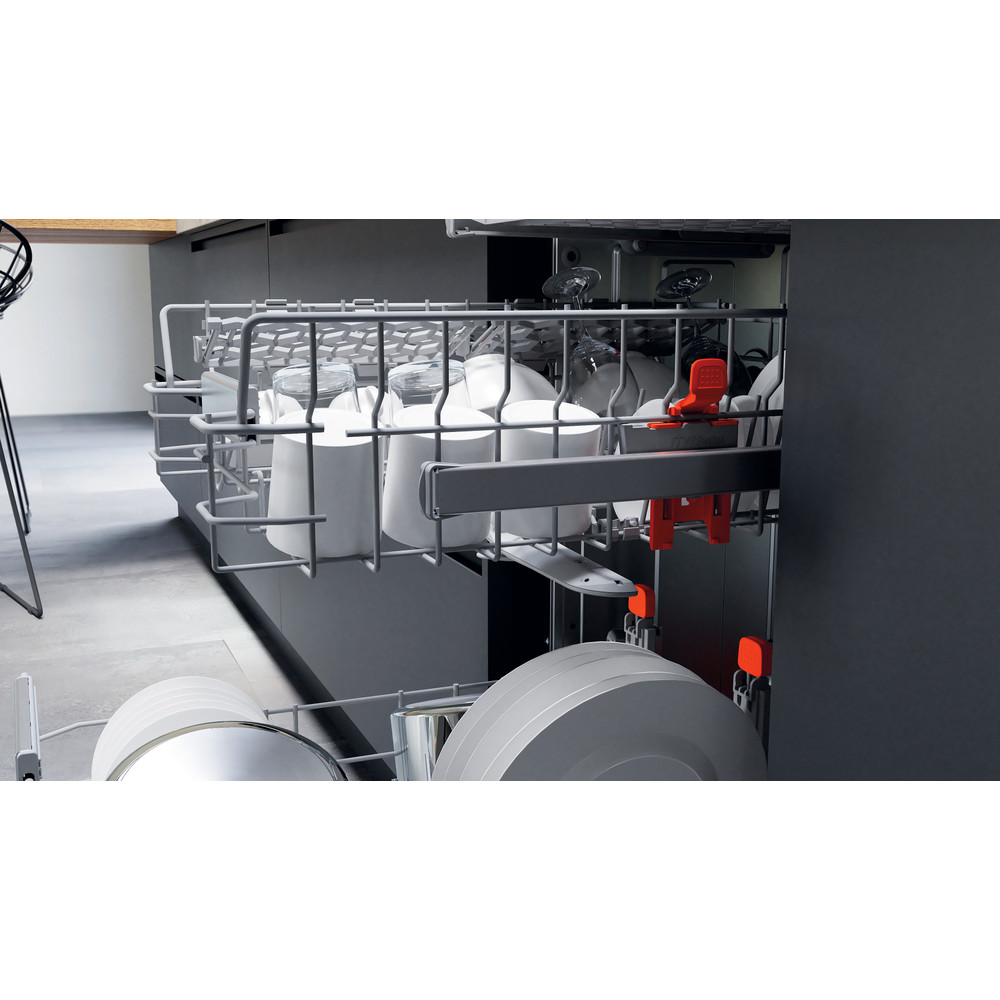 Hotpoint_Ariston Zmywarka Zabudowa HSIP 4O21 WFE W pełni zintegrowany E Lifestyle detail