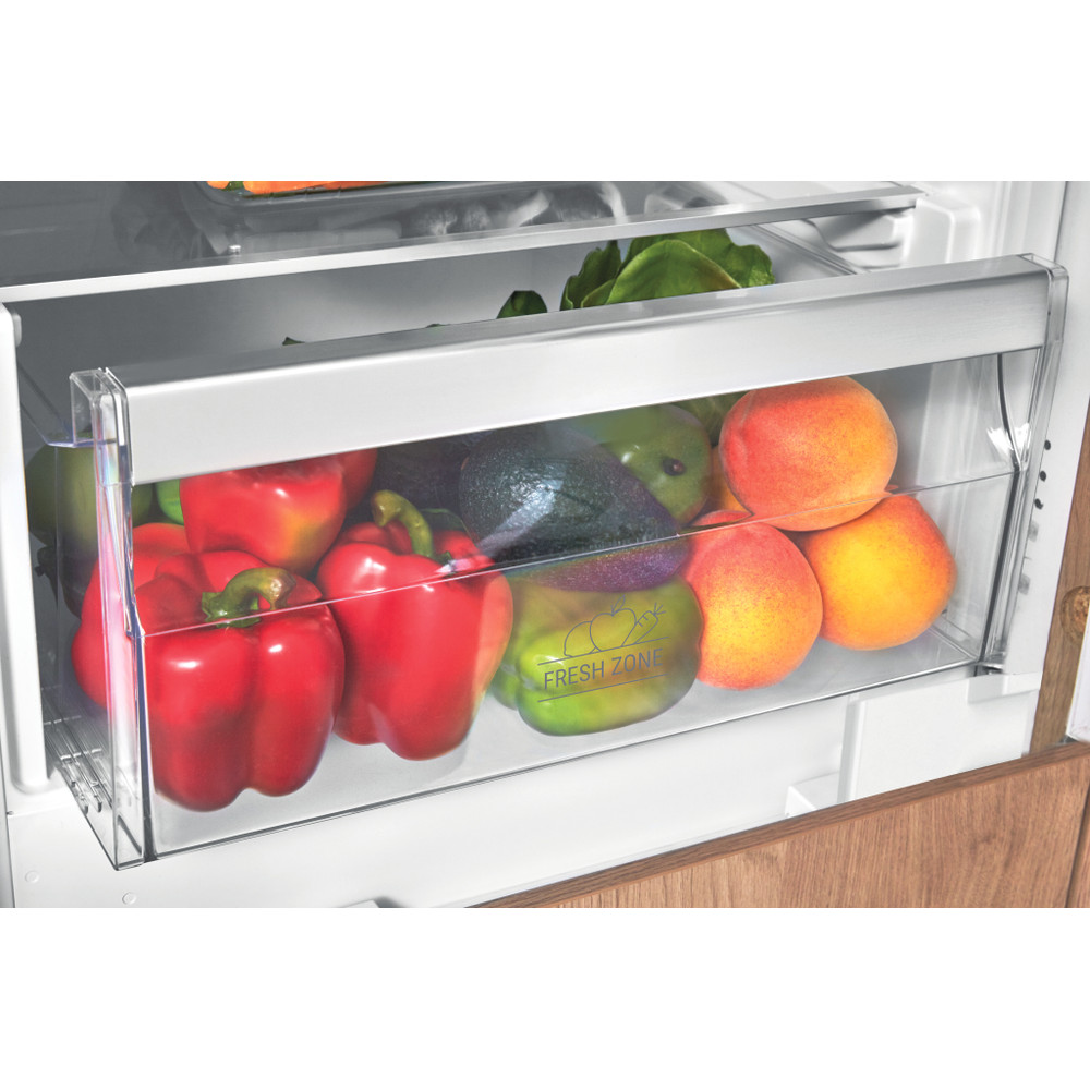 Bauknecht Køleskab/fryser kombination Indbygget KGIE 1180 SF2 Hvid 2 doors Drawer