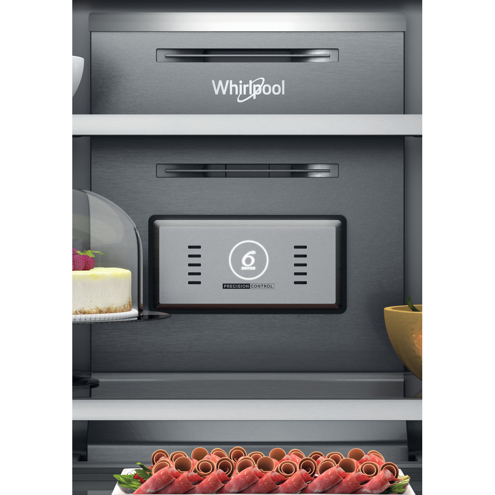 Whirlpool Side-by-Side Szabadonálló WQ9I FO1BX Black Steel Filter