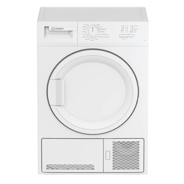 Indesit Dryer C YD C82 WWGL UK White Lifestyle perspective