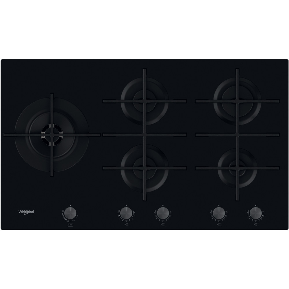 Whirlpool Hob GOWL 958/NB Black Gas Frontal