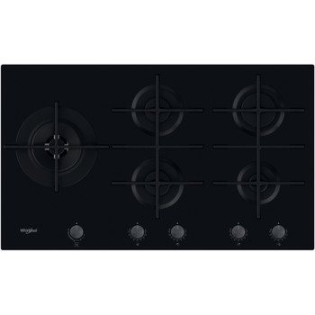 Whirlpool Hob GOWL 958/NB Black Gas Frontal
