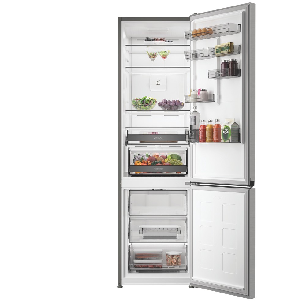 Whirlpool Kombinirani hladnjak Samostojeći WHK 22412 X5EA ARC 764 Manhattan Gray 2 doors Lifestyle frontal open