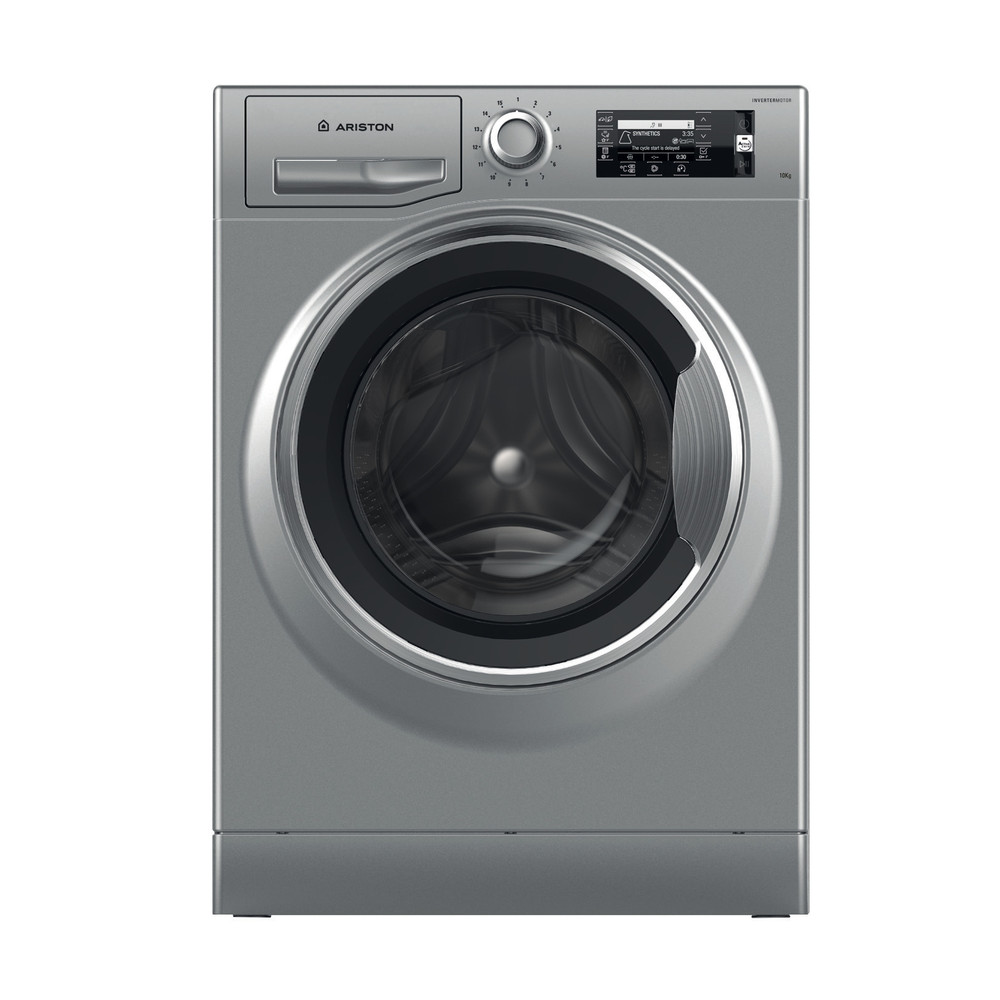 Ariston Washing machine Free-standing NLLCD 1045 SC A 60hz Silver Front loader A+++ Frontal