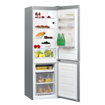 Whirlpool Kombinirani hladnjak Samostojeći WNF 821 E X Inox 2 doors Perspective open