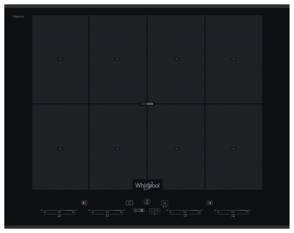 Plită inductie pe sticla Whirlpool - SMO 658C/BT/IXL | European