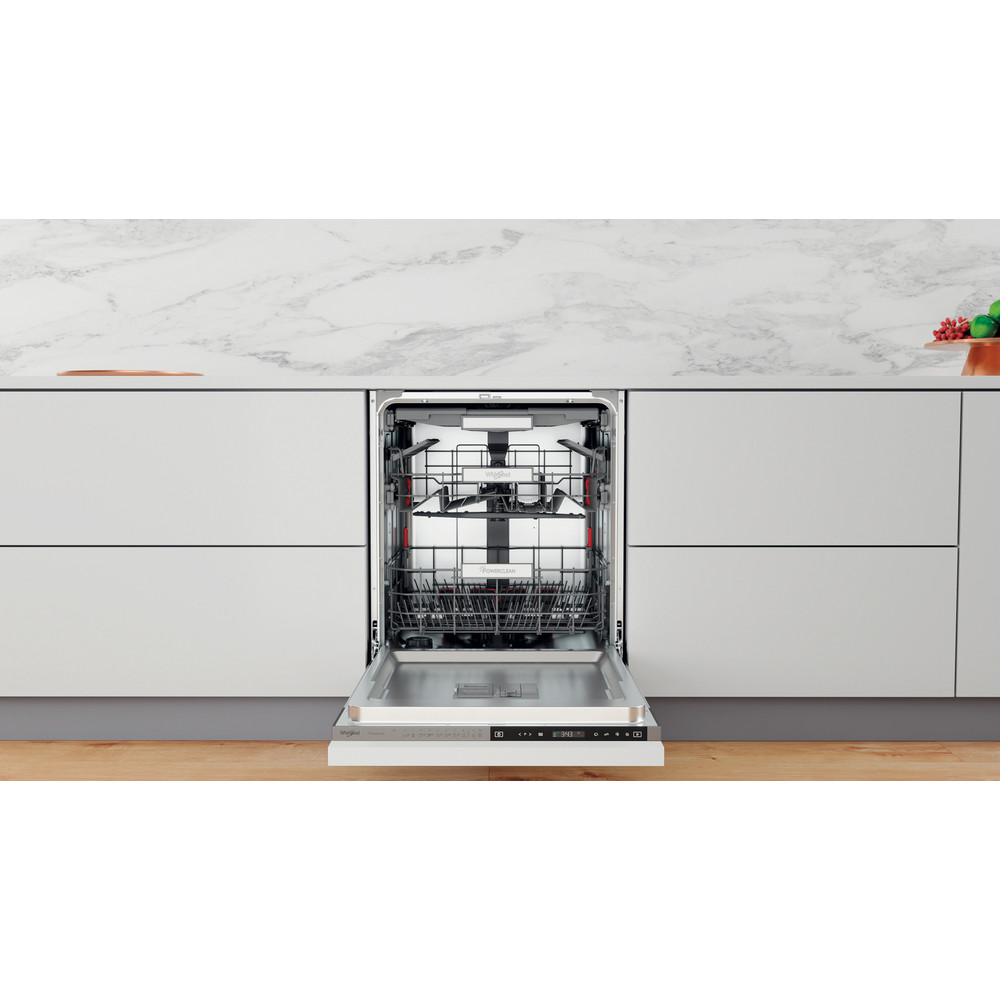 Whirlpool Máquina de lavar loiça Encastre WIP 4O33 PLE S Encastre total D Lifestyle frontal open