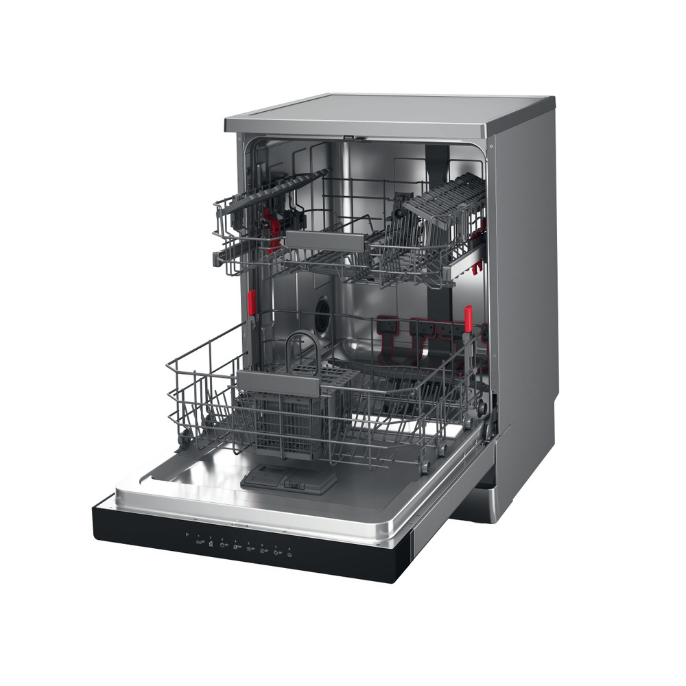 Whirlpool Máquina de lavar loiça Livre Instalação WFC 3C34 P X Livre Instalação D Perspective open